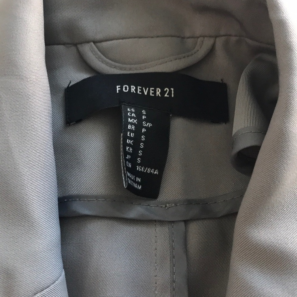 Forever 21 Grey Blazer - Picture 2 of 2
